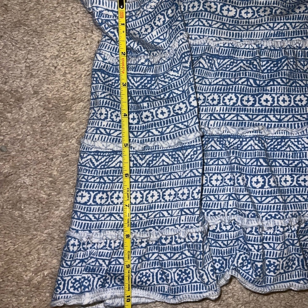 American Eagle Outfitters Blue and White Patterned Camisole - Picture 4 of 5